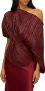 Cult Gaia One-Shoulder Pleated Top