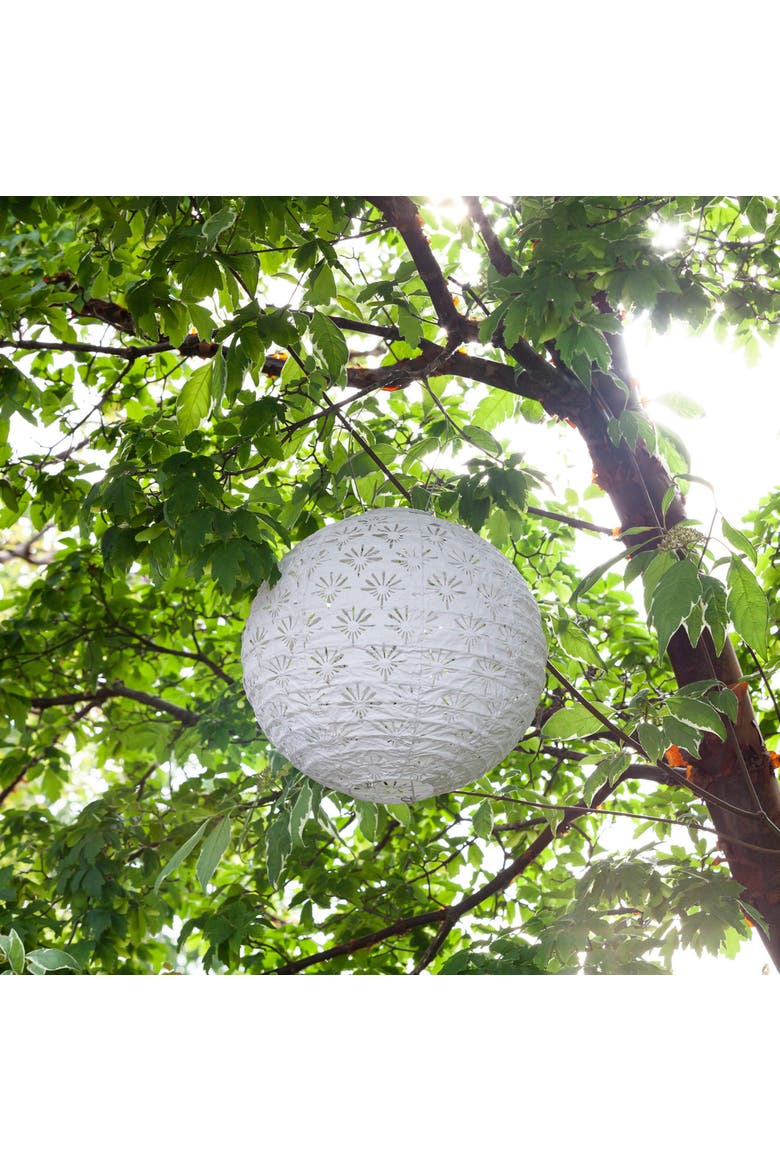 Soji Stella - Deco Globe Solar Lantern, Alternate, color, White