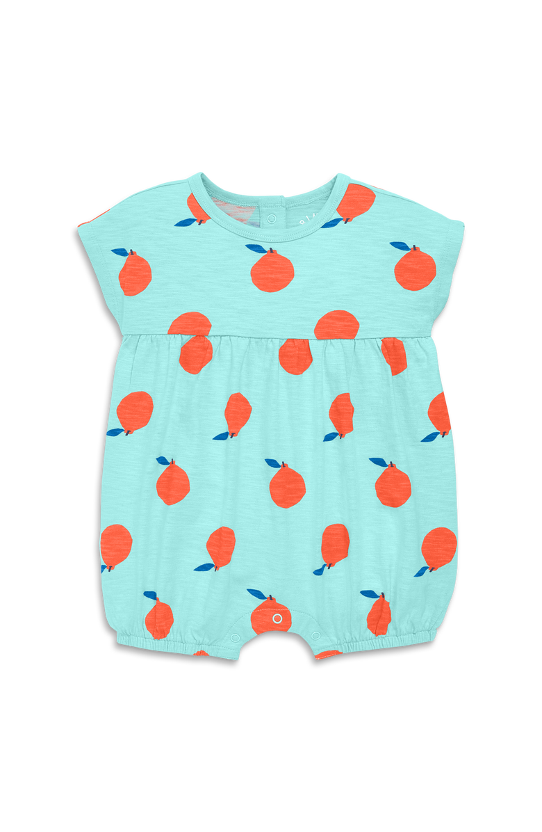 Primary Baby Bubble Shortie In Citrus Burst, Main, color, Mist Clementines