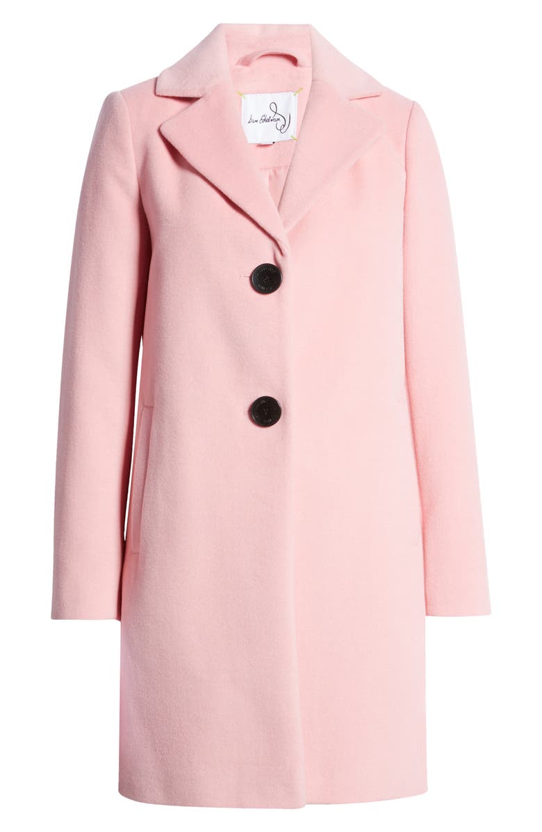 Sam Edelman Notch Collar Wool Blend Jacket, Alternate, color, Light Pink