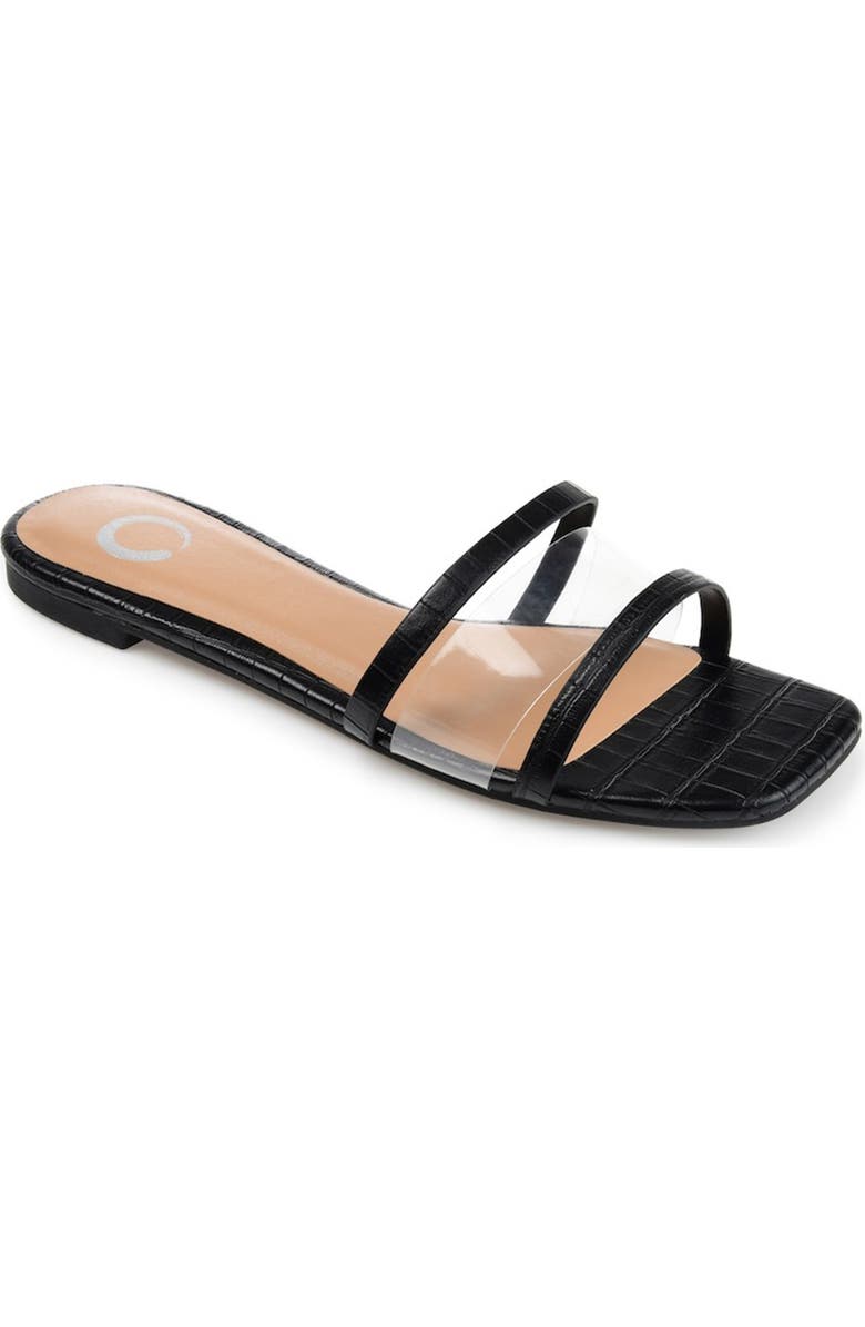 Journee Collection Ramira Slide Sandal, Main, color,