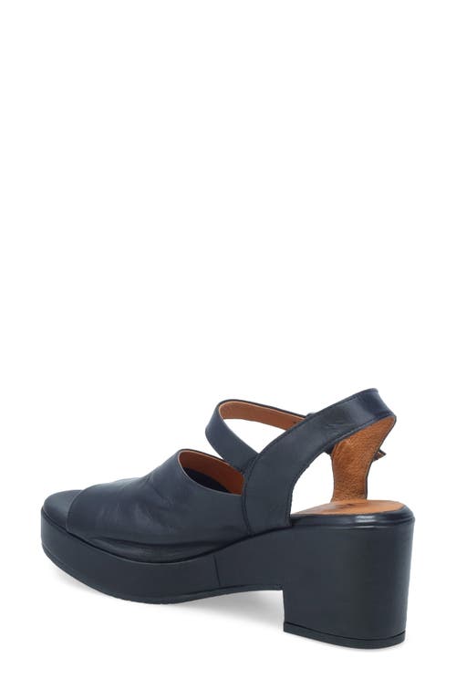 Miz Mooz Gaia Block Heel Sandal In Black