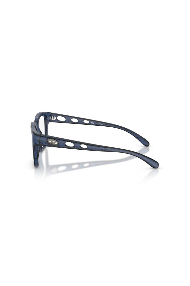 52mm Square optical glasses, Alternate, color, Blue
