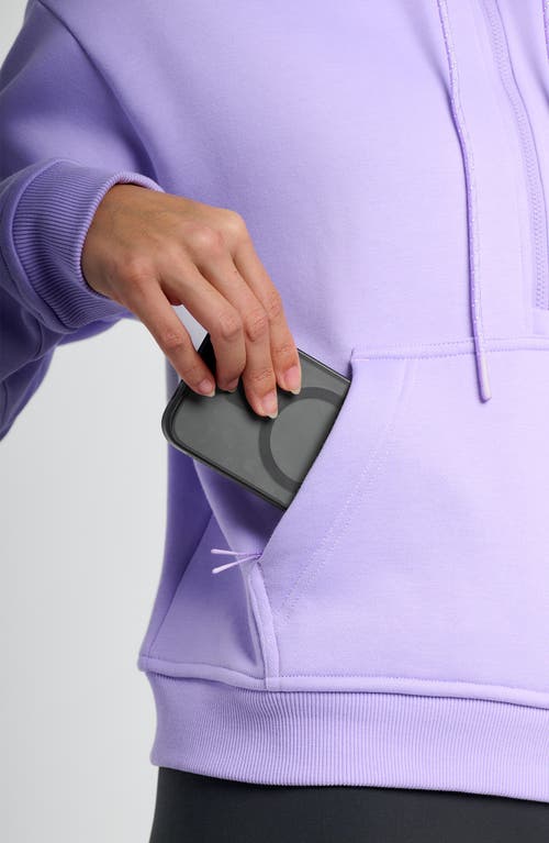 Free Fly Northcoast Fleece Half Zip Hoodie In Purple