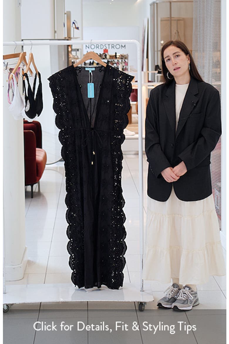 Talitha Eyelet Embroidered Cover-Up Dress video