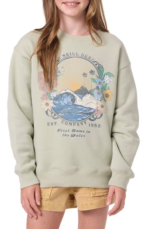 Kids
 Skylar Wave Graphic Sweatshirt (Big Kid)
