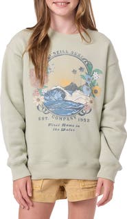 O'Neill Kids' Skylar Wave Graphic Sweatshirt