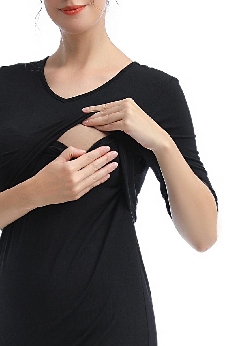 Kimi and Kai Essential Maternity/Nursing Top, Alternate, color,