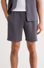 FLEECE FACTORY Suede Scuba Shorts