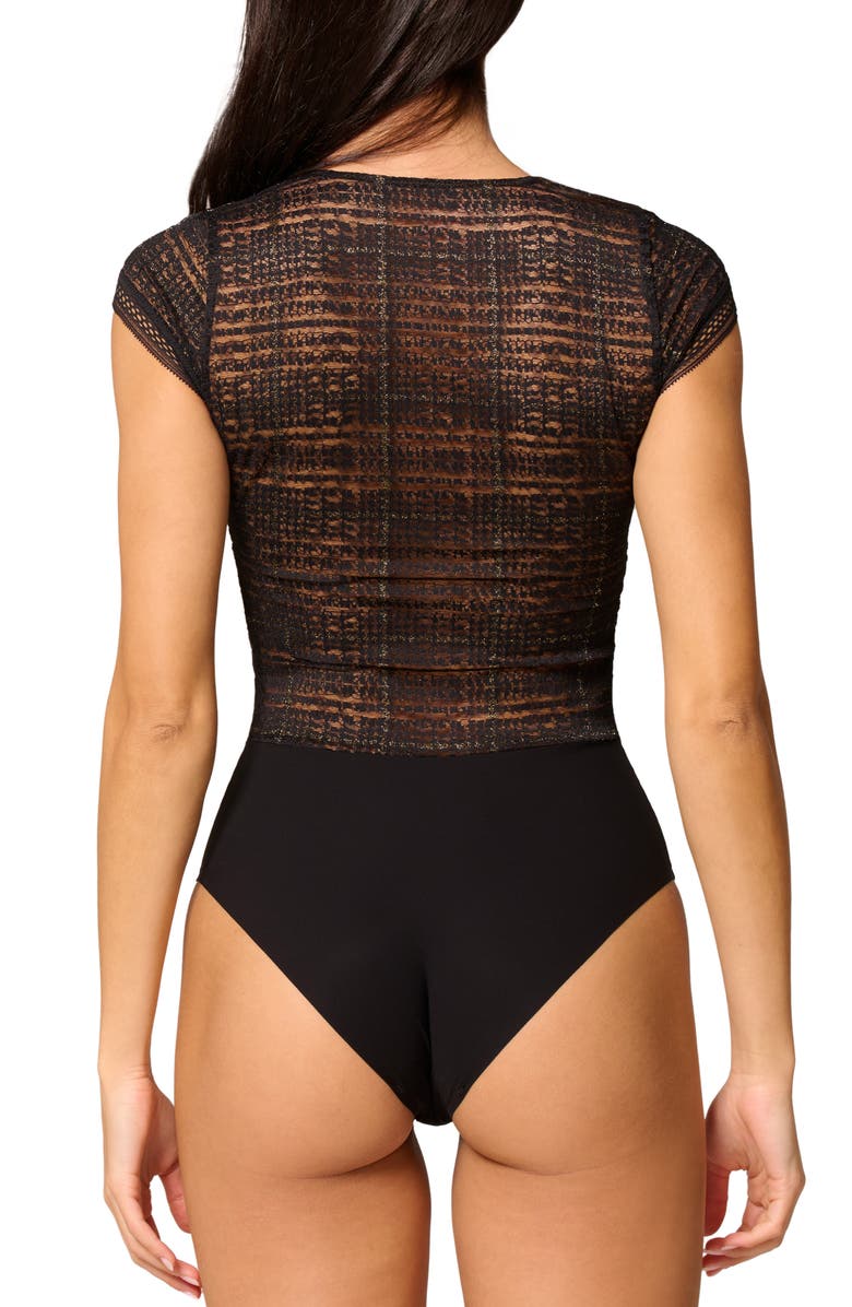 Simone Perele Desire Ready to Wear Bodysuit, Alternate, color, Black