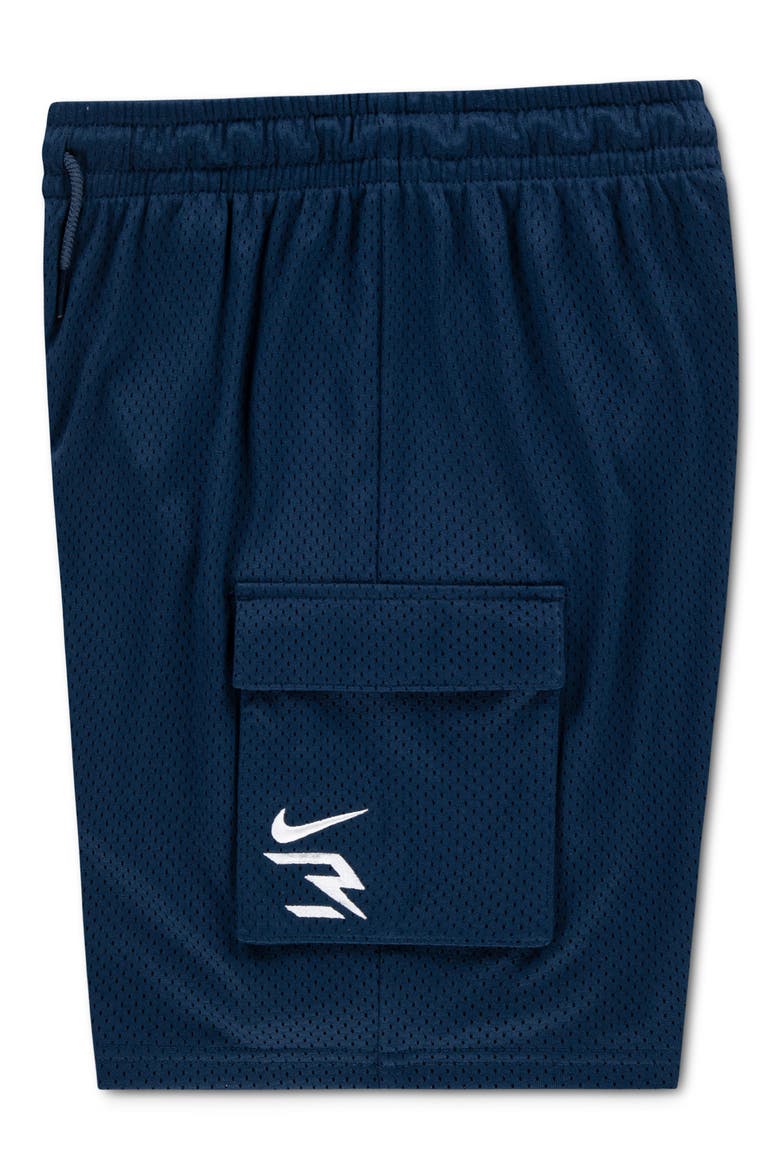 Kids' Mesh Cargo Shorts, Alternate, color, DARK HORIZON