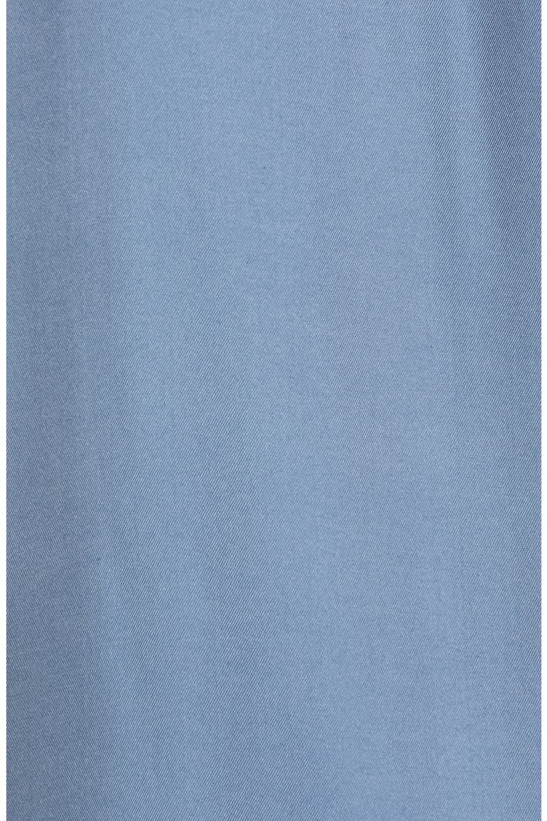 Easy Utility Silk Blend Button-Up Shirt, Alternate, color, MOSAIC BLUE