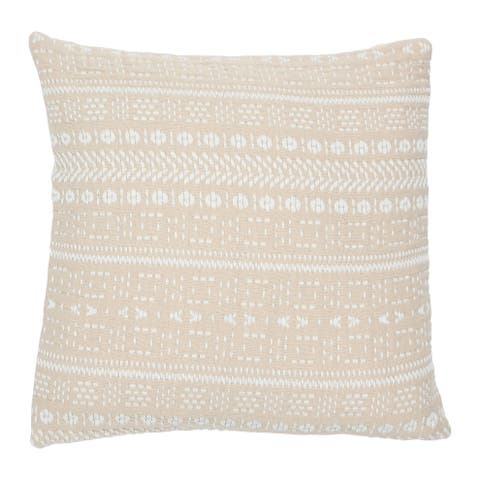 Woven Cotton Embroidered Pillow