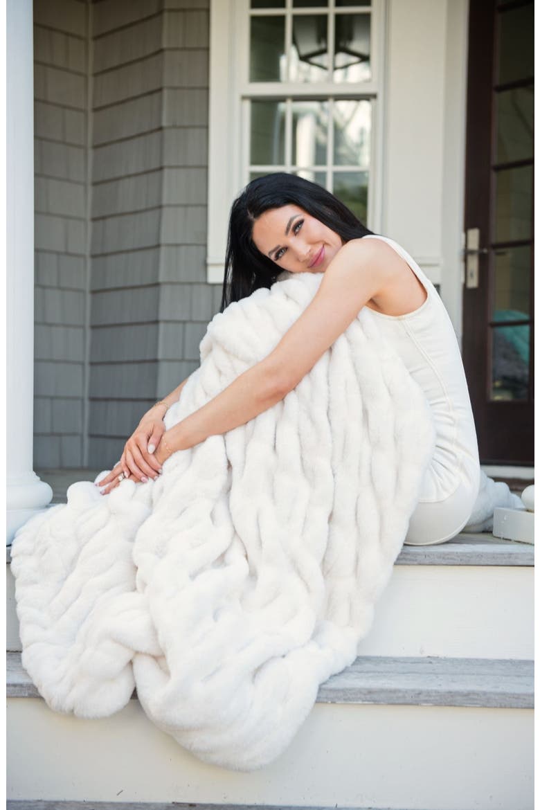Hugs Cream Blanket, Alternate, color, Cream
