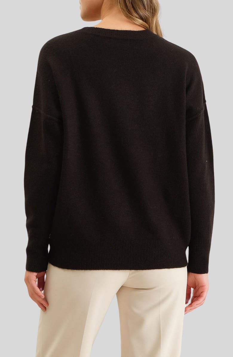 Blu Pepper Crewneck Sweater, Alternate, color, Black
