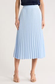 Nordstrom Pleated Midi Skirt