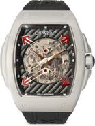 Off-White Beat Skeleton Dial Automatic Watch, 44mm x 51.5mm