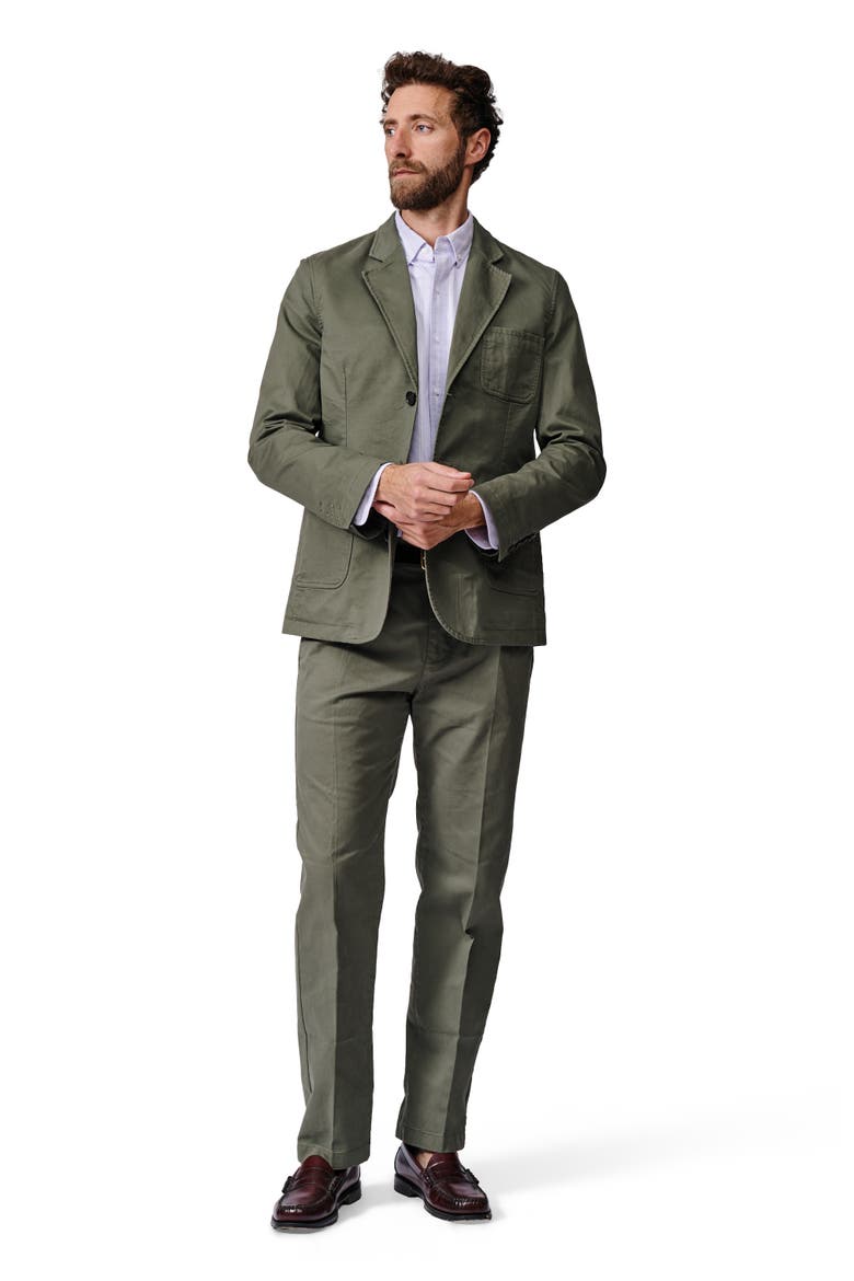 Mareham Patch Pocket Blazer, Alternate, color, Khaki