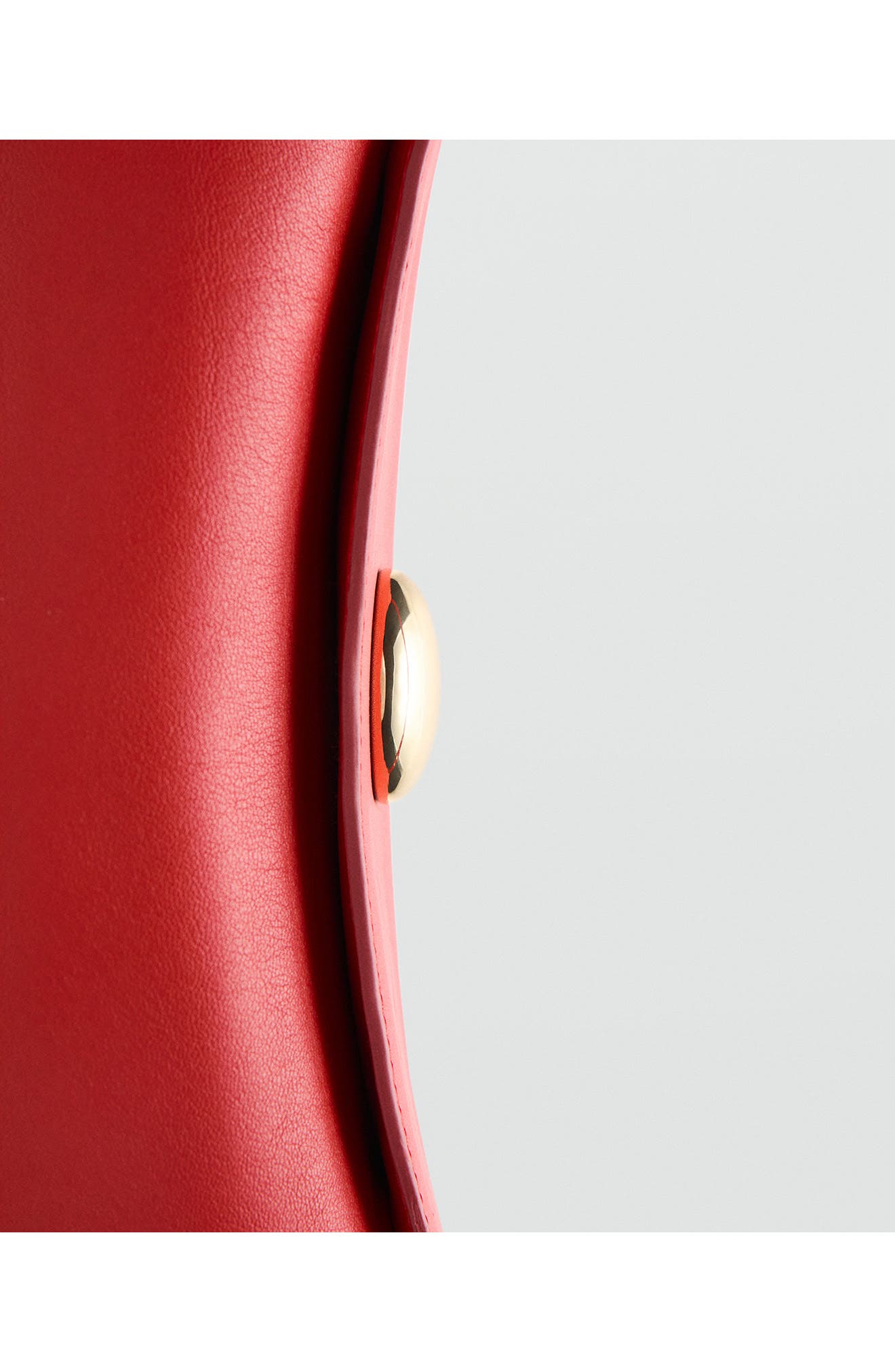 MANGO Leather Shoulder Bag, Alternate, color, 