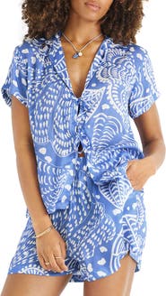 Vitamin A® Kami Tie Front Cover-Up Top