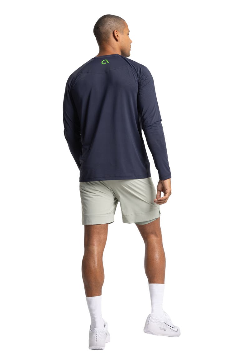 Performance Pickleball Long Sleeve, Alternate, color, Sapphire Blue