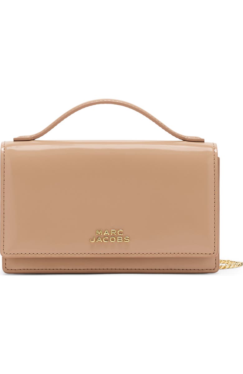 Marc Jacobs The Glam Mirror Mini Bag, Main, color, Camel