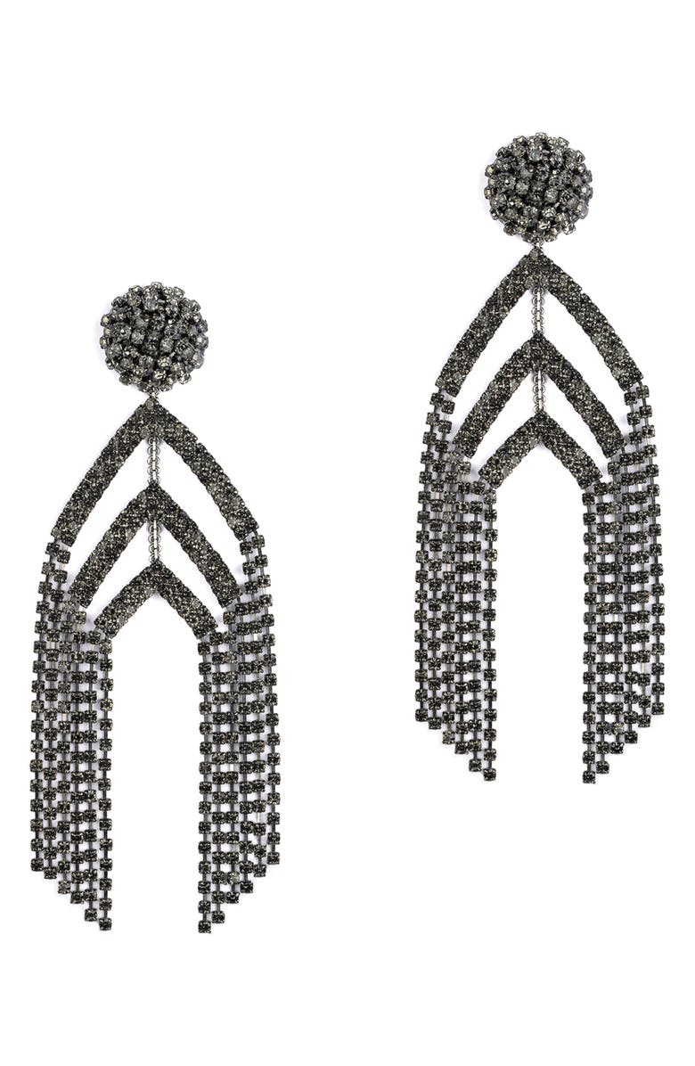 Deepa Gurnani Corina Crystal Drop Earrings, Main, color, 
