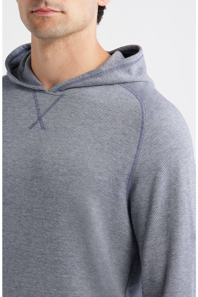 Cotton Blend Hoodie, Alternate, color, NAVY