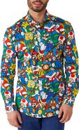OppoSuits Super Mario Button-Up Shirt