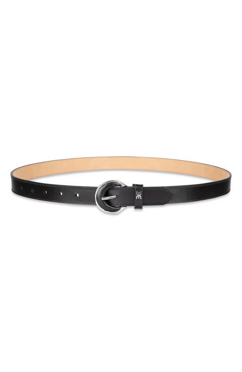 Leather Inlay Belt
