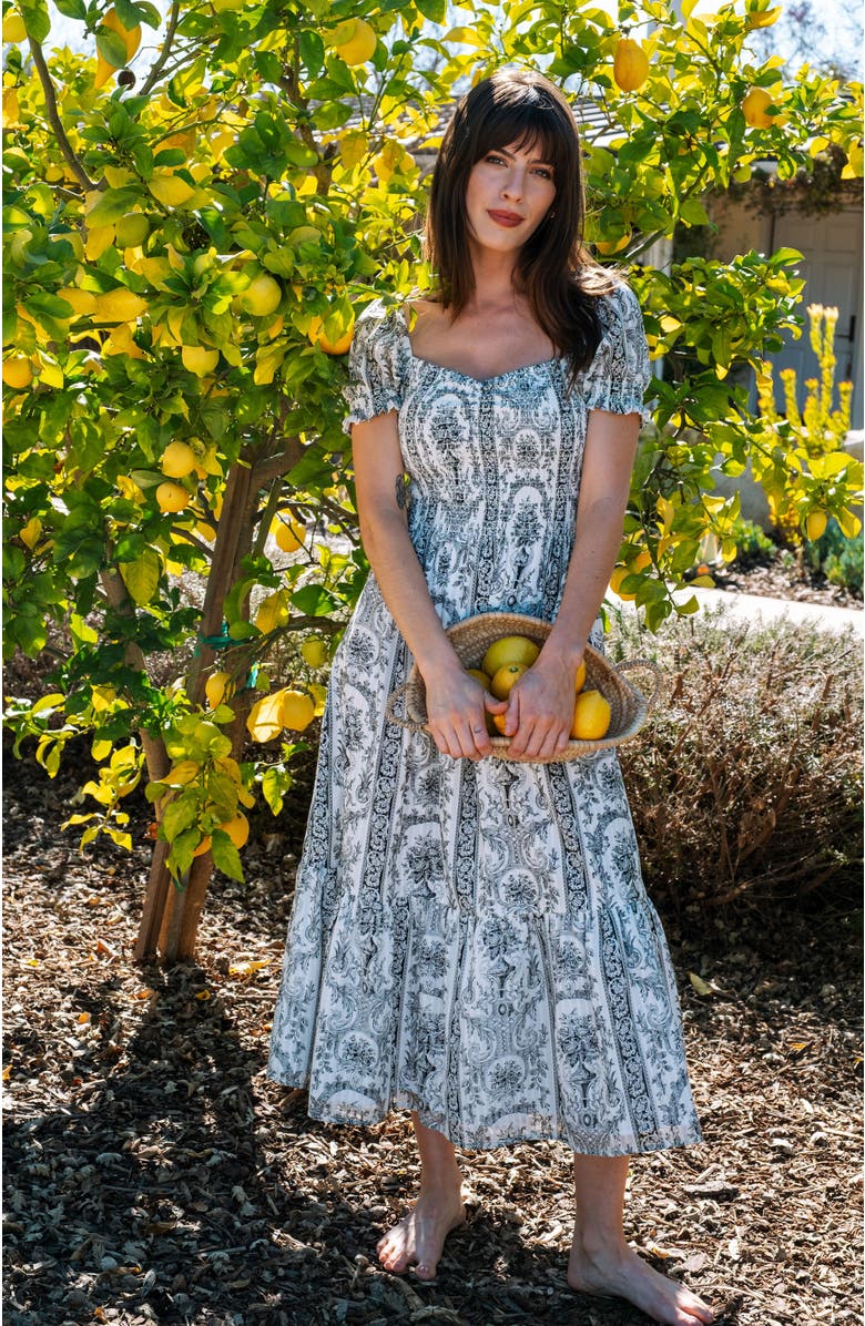 Whimsy + Row Harper Dress, Alternate, color, Venetian Print