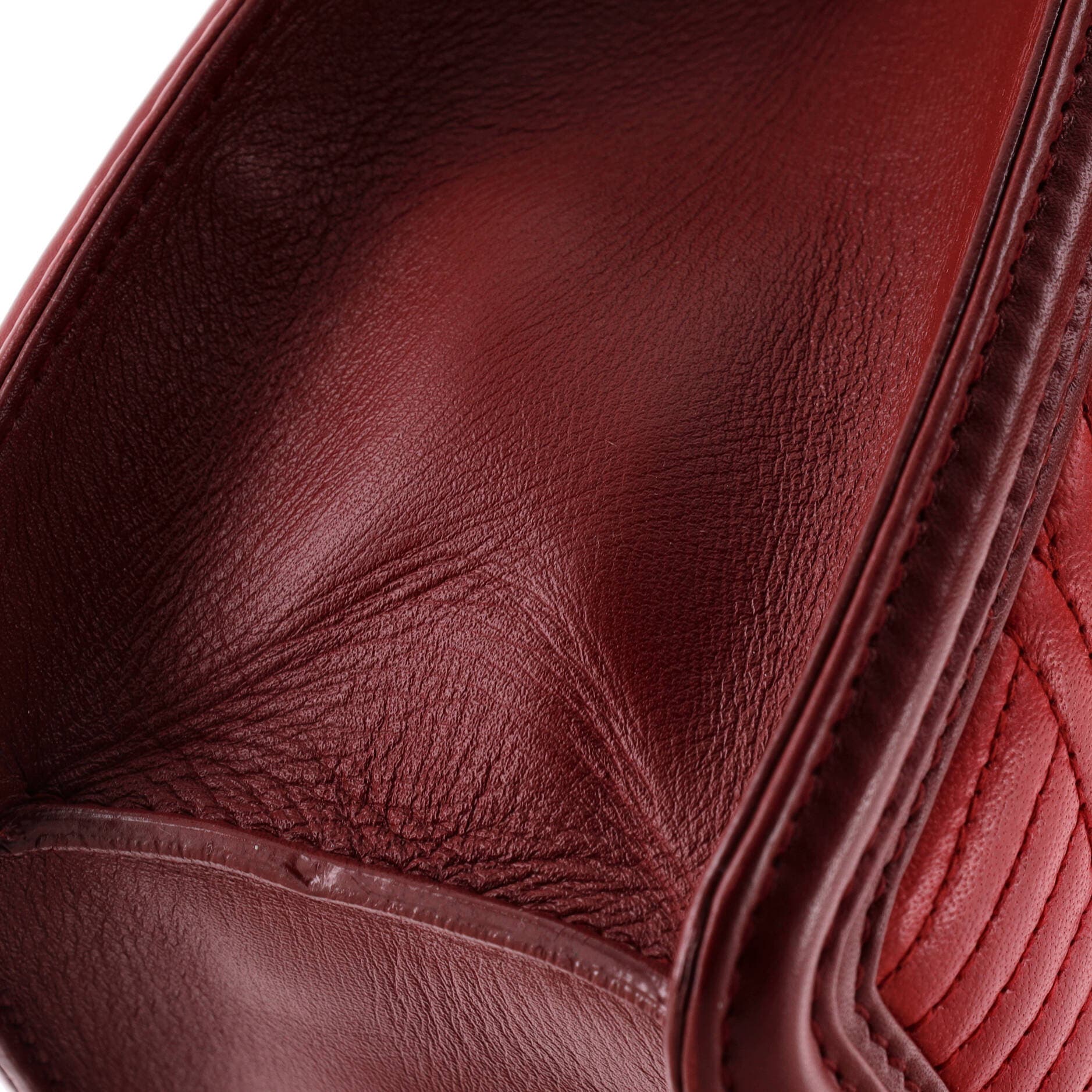 Serpenti Forever Shoulder Bag Quilted Leather Small, Alternate, color, Burgundy