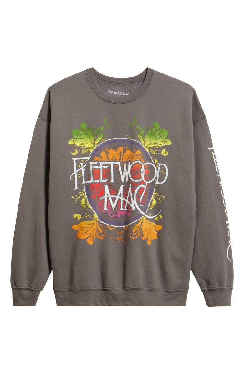 Merch Traffic Fleetwood Mac Floral Graphic Sweatshirt, Alternate, color, 