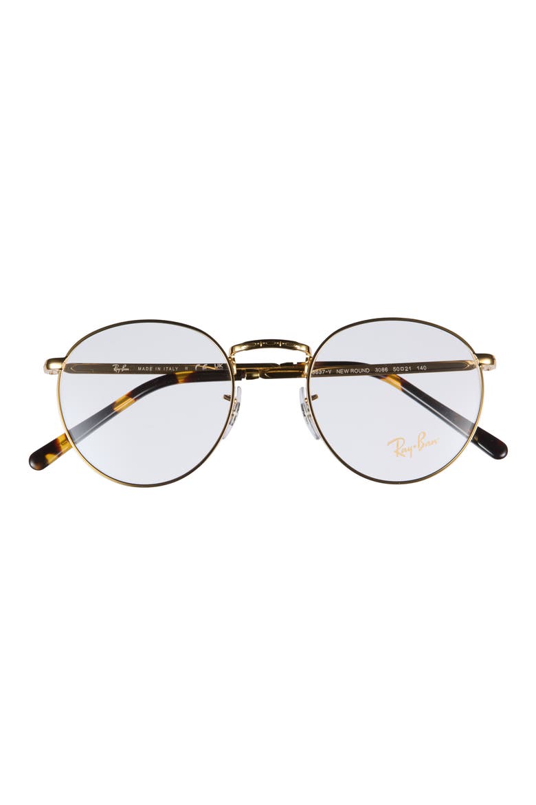 New Round 50mm Phantos Optical Glasses, Main, color, LEGEND GOLD