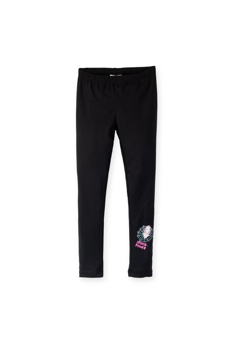 Spider-Gwen Spider-Man T-Shirt & Leggings Set, Alternate, color, White / Black