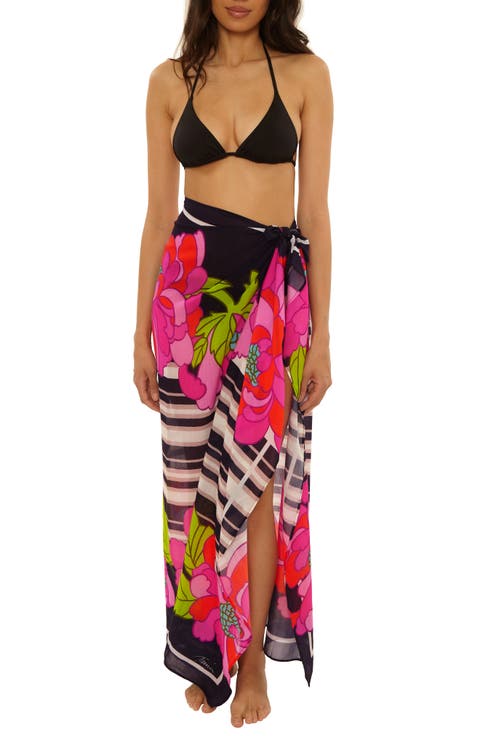 Bougainvillea Cover-Up Pareo