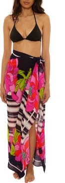 Trina Turk Bougainvillea Cover-Up Pareo