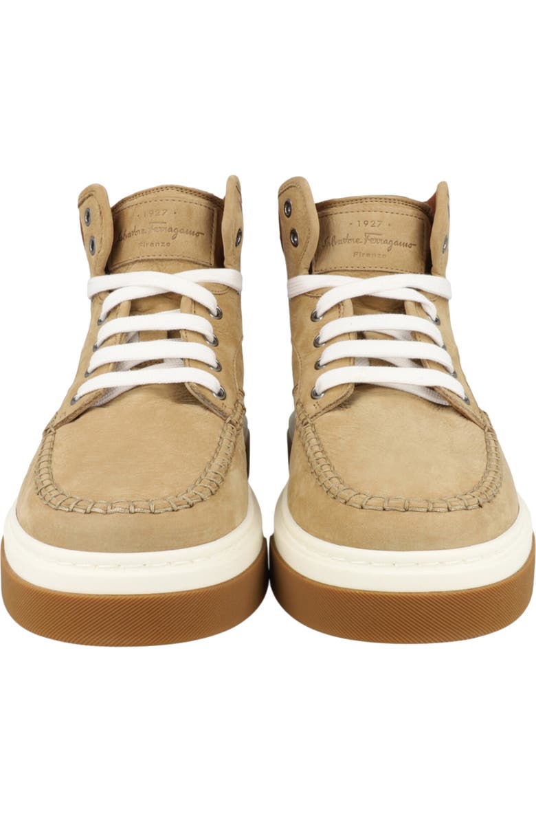 FERRAGAMO Cassina High Top Sneaker, Alternate, color, Beige Khaki