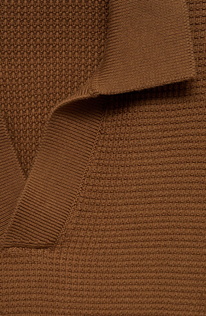 MANGO Fine Cotton Knit Polo, Alternate, color, 