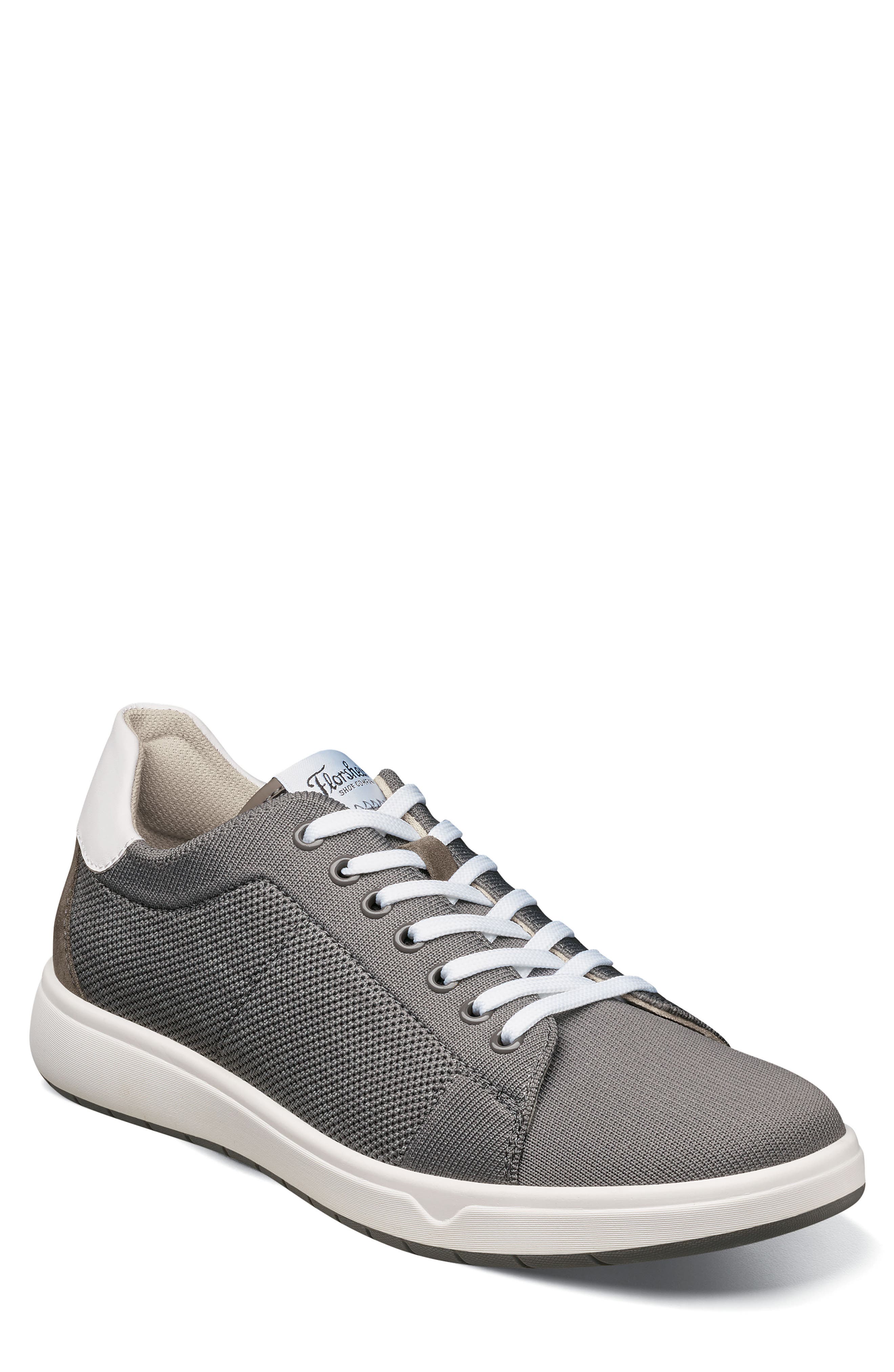 Florsheim Heist Knit Sneaker, Main, color, Gray