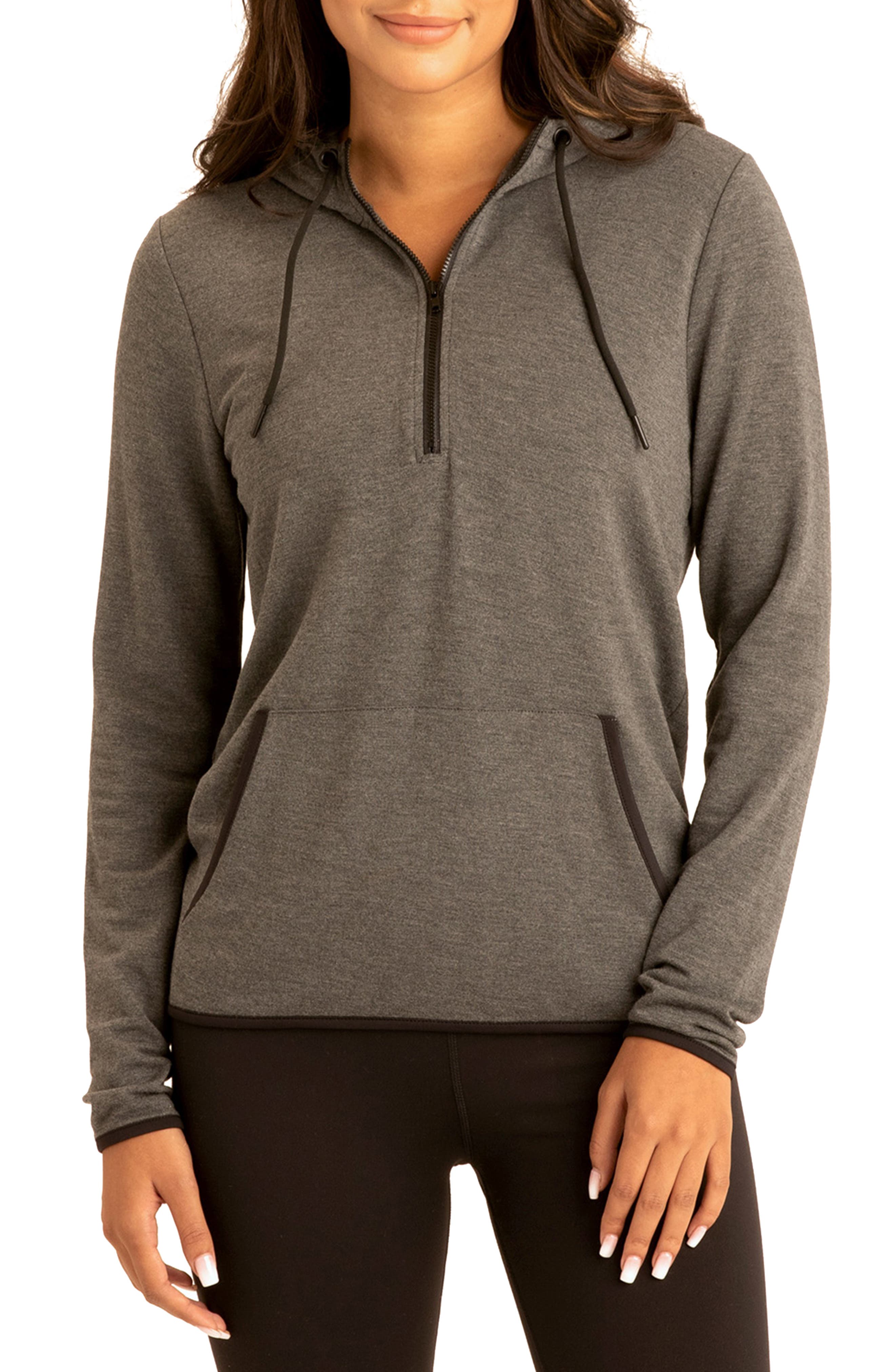 Half Zip Fleece Hoodie