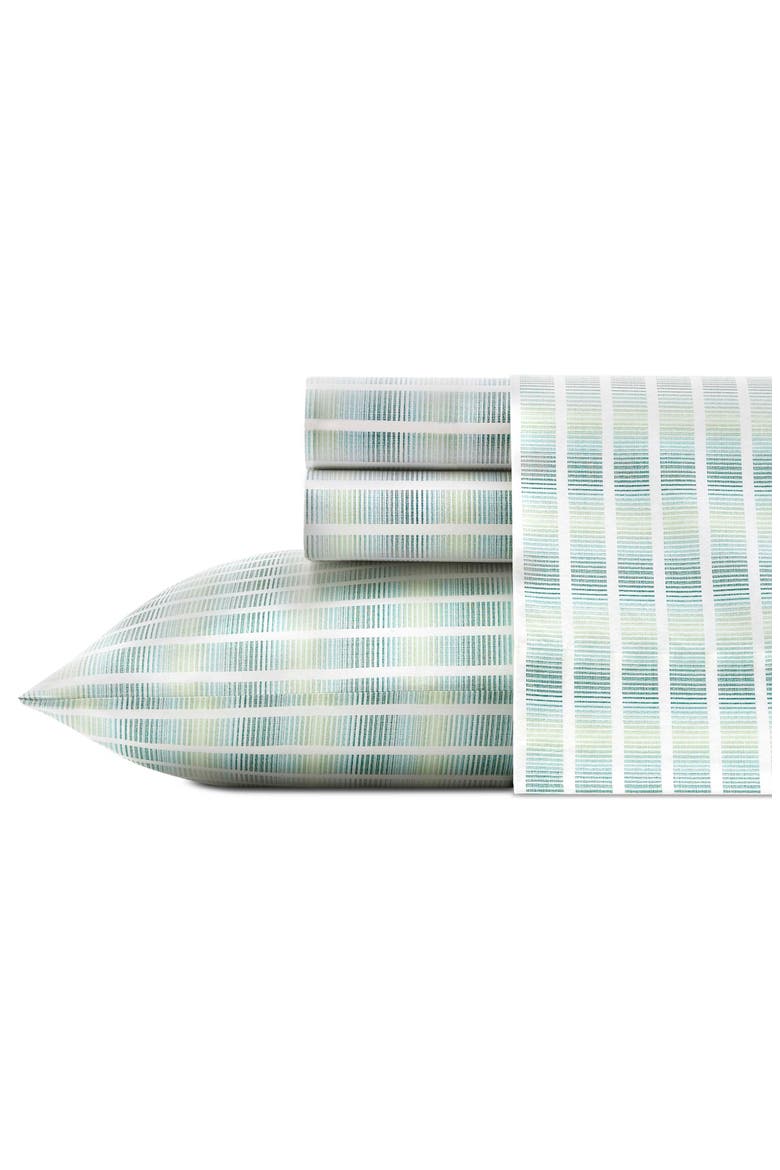 Off the Grid 200 Thread Count Sheet Set, Main, color, GREEN