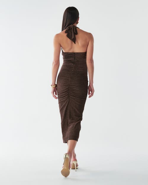 Bwldr Lizette Dress In Gold