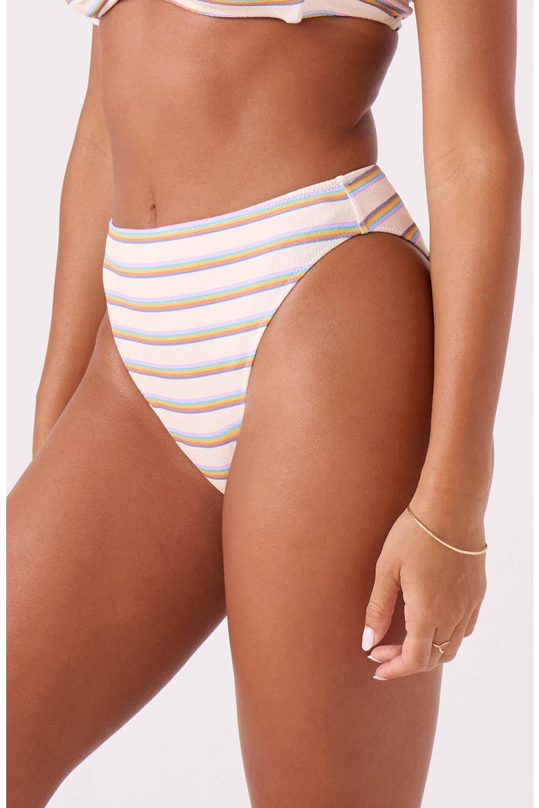 Go My Way Soul Search Mid Rise Bikini Bottoms, Alternate, color, MULTI