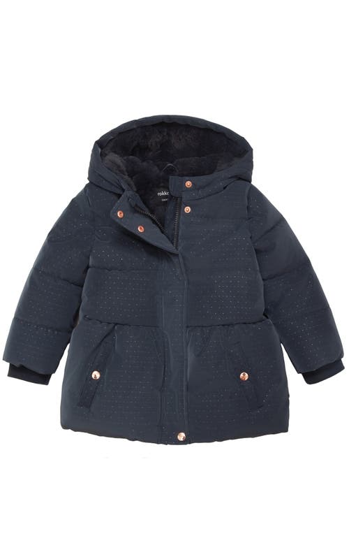 Rokka&rolla Kids' Starlight Winter Coat In Black