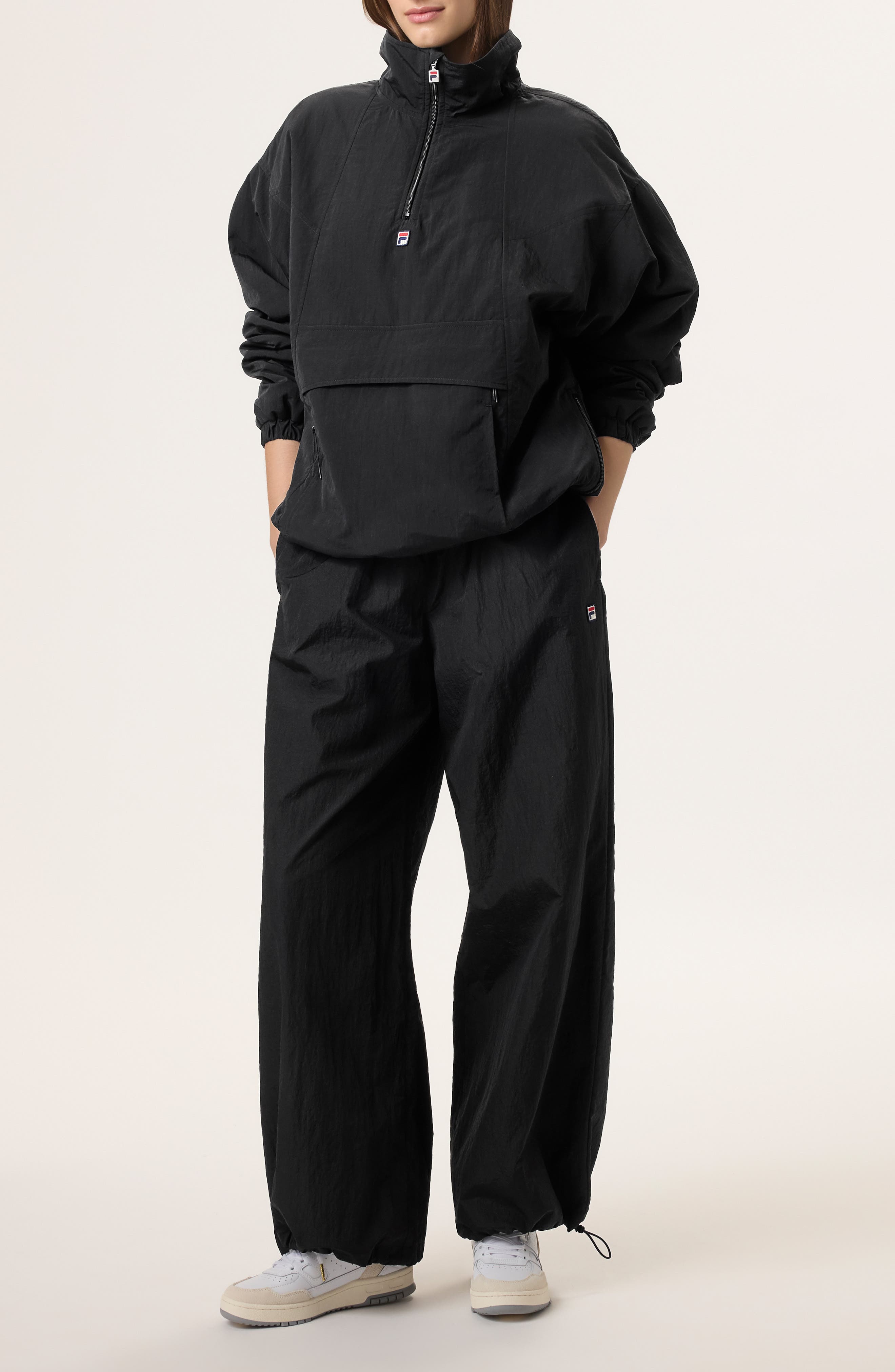x Hailey Half Zip Nylon Oversize Jacket (Women) | Nordstromrack