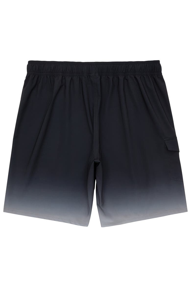 Rokka&Rolla 4-Way Stretch Performance Board Shorts, Alternate, color, Nightfall Gradient