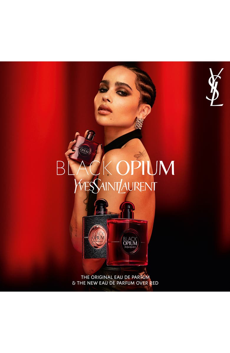 Yves Saint Laurent Black Opium Eau de Parfum Over Red, Alternate, color, 
