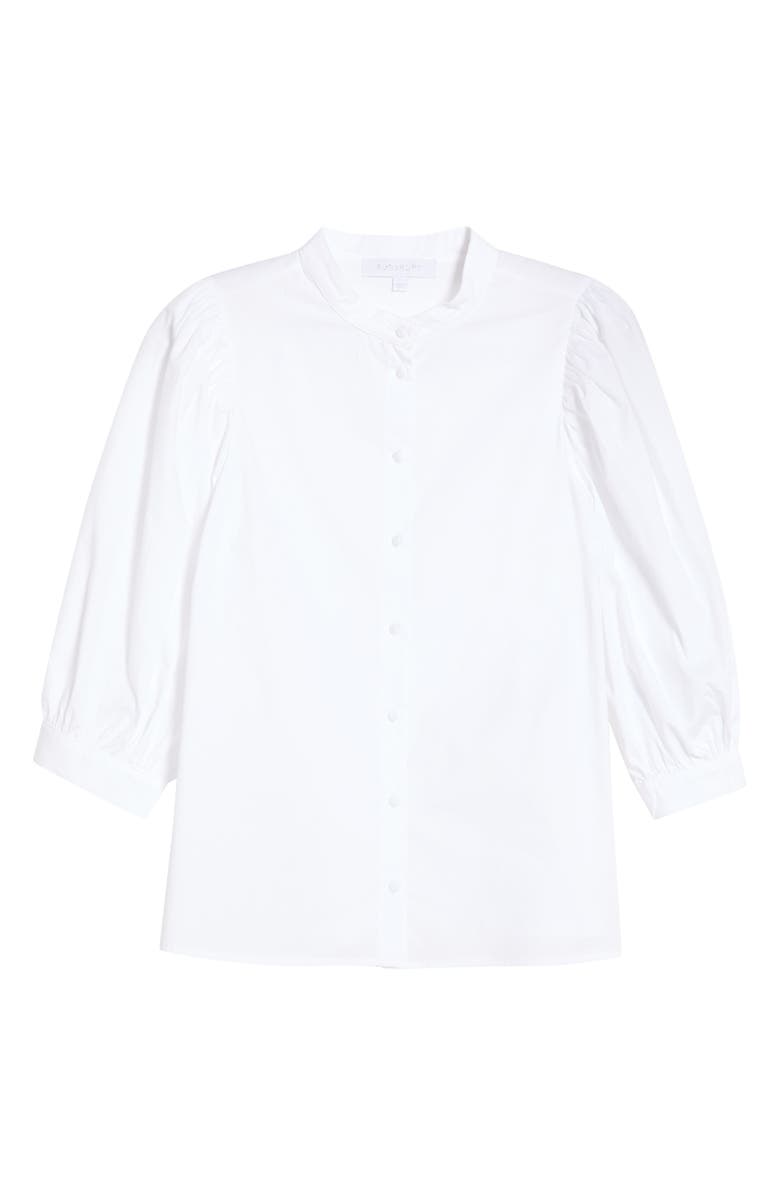 SUGARLIPS Raveny Puff Shoulder Shirt, Main, color, White