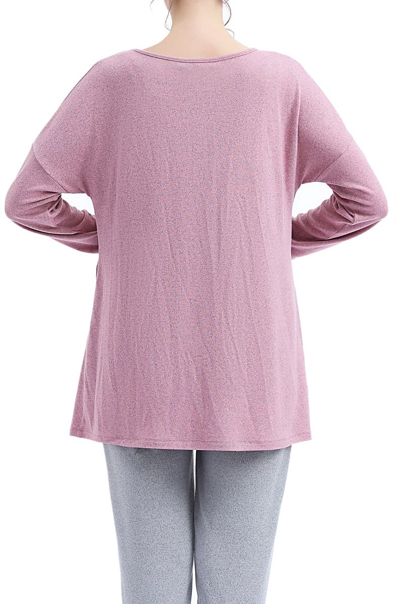 Kimi and Kai Kimi & Kai Emilia Maternity/Nursing Pajamas, Alternate, color, 